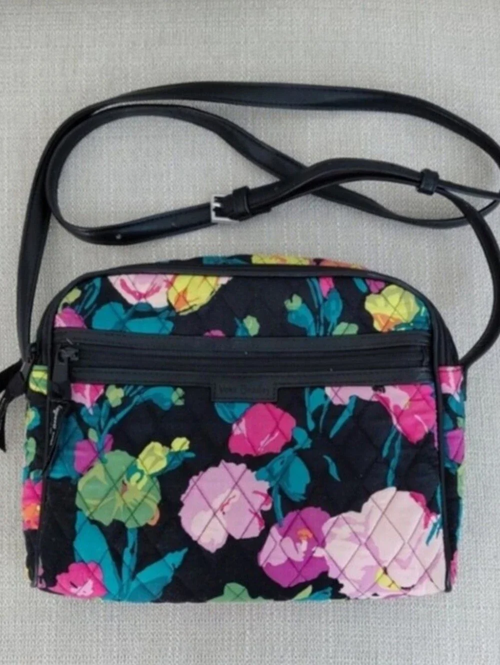 Vera Bradley Quilted Floral Crossbody Bag